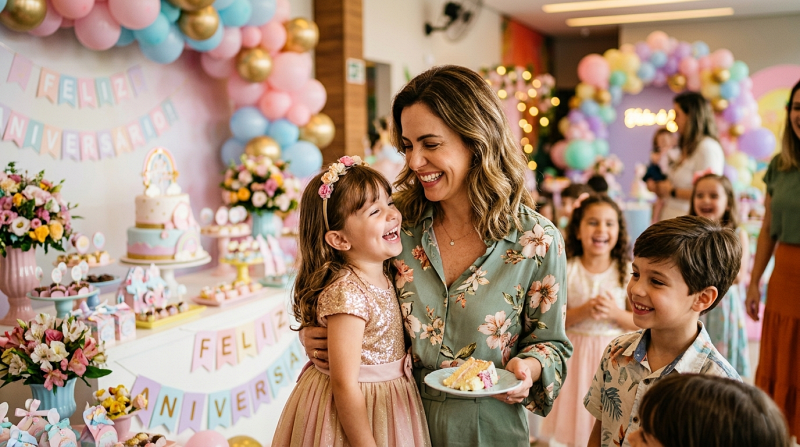 Decoração de festa infantil linda e colorida
